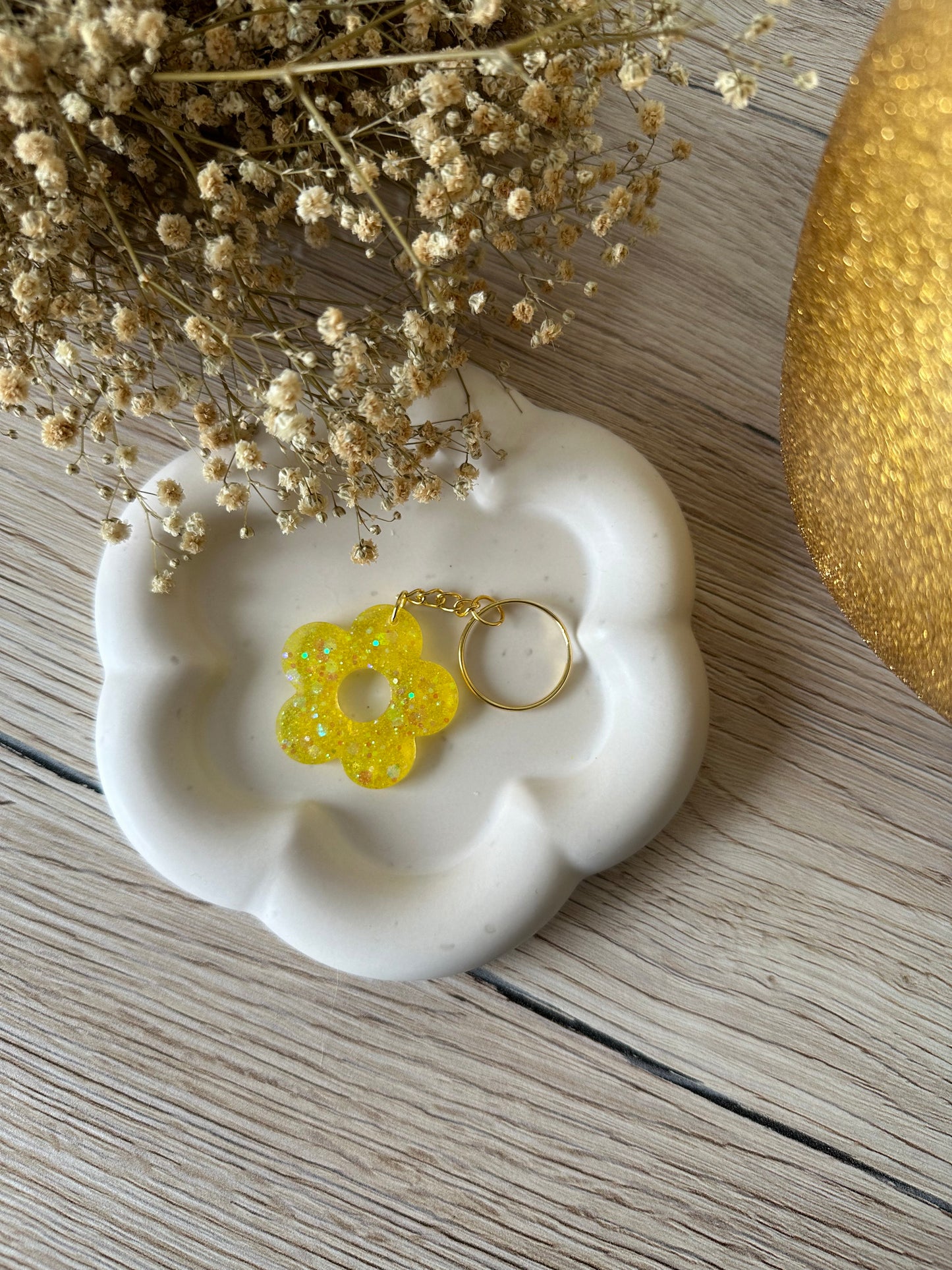 Porte-clés fleur