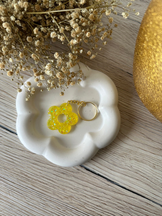 Porte-clés fleur